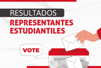Resultados Elecci&oacute;n de Representantes Estudiantiles