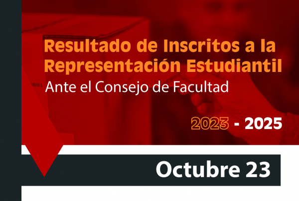 Resultado de la elecci&oacute;n a representaci&oacute;n profesoral y estudiantil