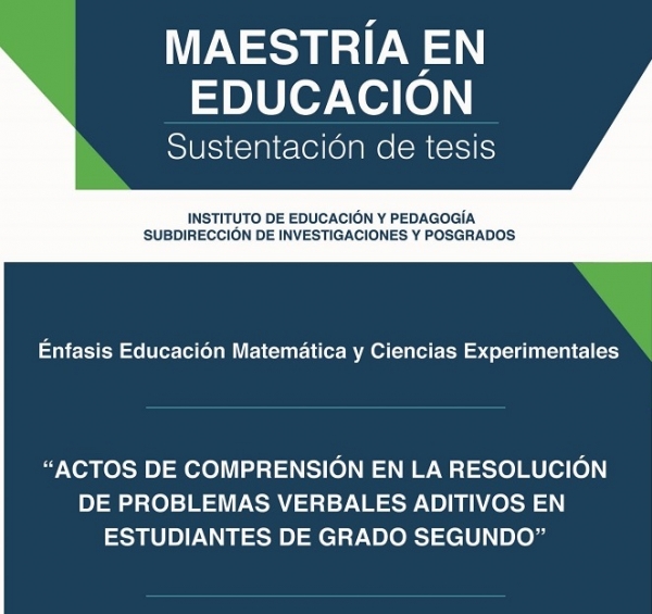 Sustentaci&oacute;n Maestr&iacute;a en Educaci&oacute;n