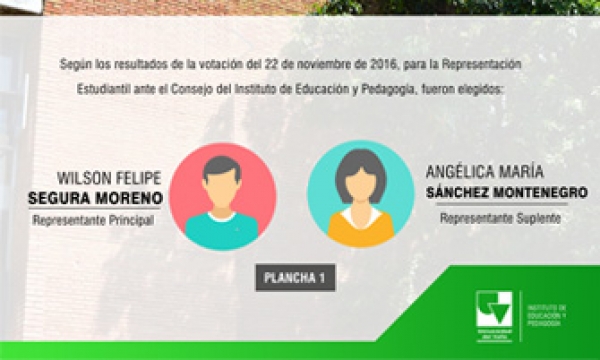 Nuevos representantes estudiantiles en el IEP