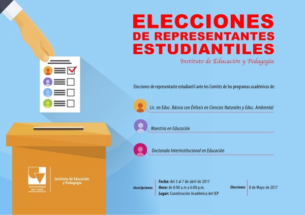 Inscripciones para elecci&oacute;n de representantes