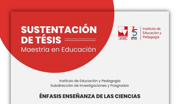 Sustentaci&oacute;n de Maestr&iacute;a