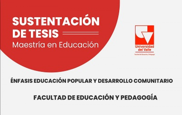 Sustentaci&oacute;n de maestr&iacute;a